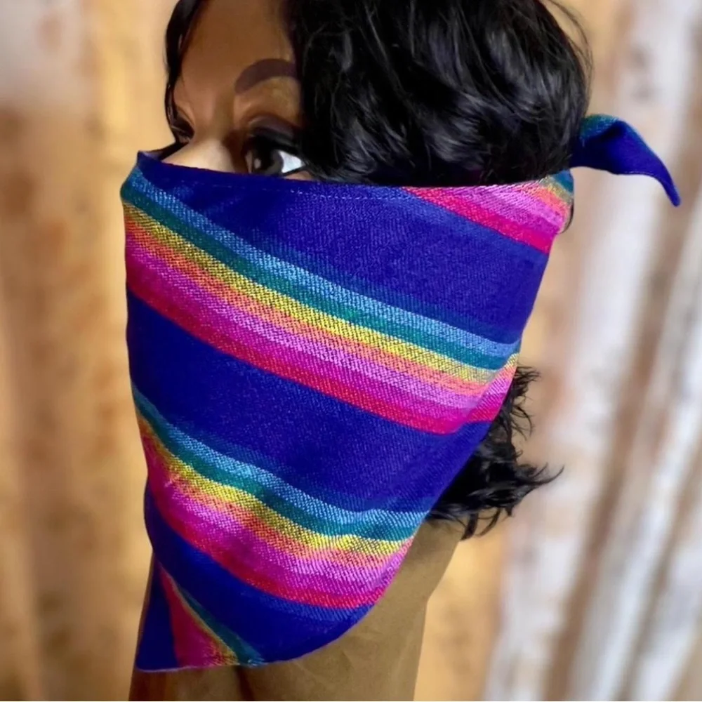 Colorful Striped Bandana